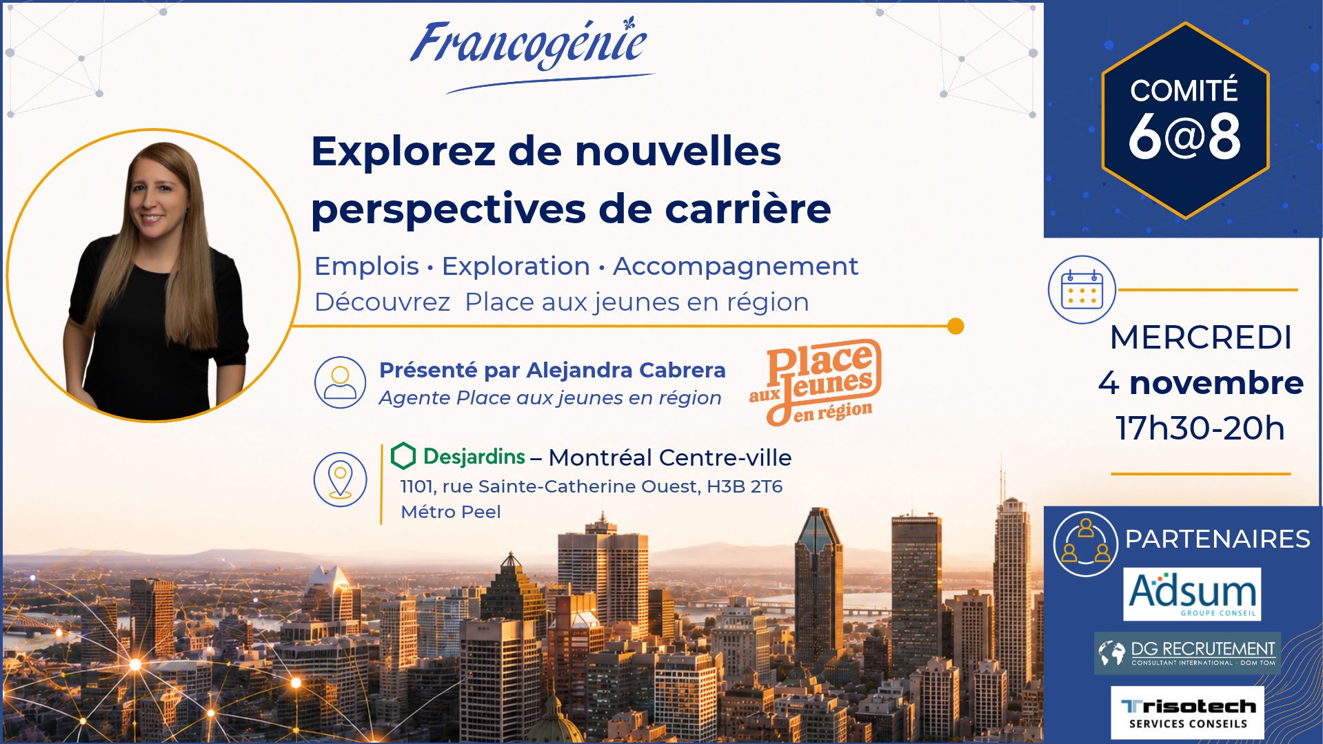 6 à 8 Francogénie: 4 novembre 2026