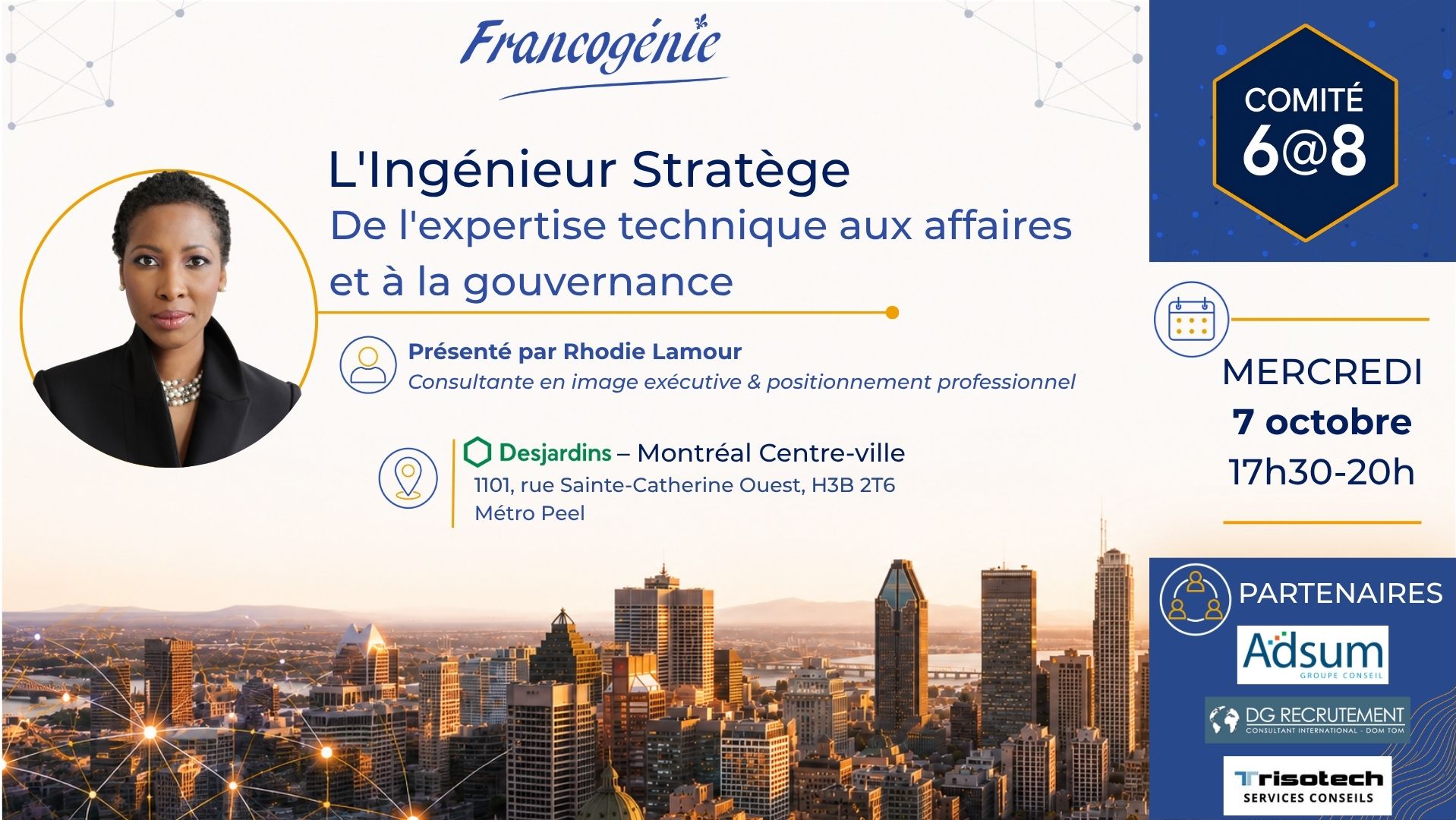 6 à 8 Francogénie: 7 octobre 2026