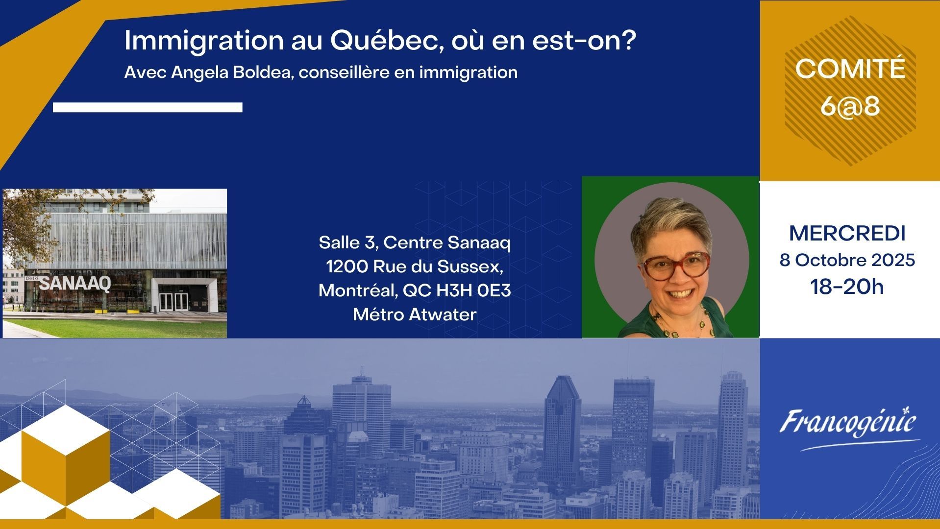 6 à 8 Francogénie: 8 octobre 2025