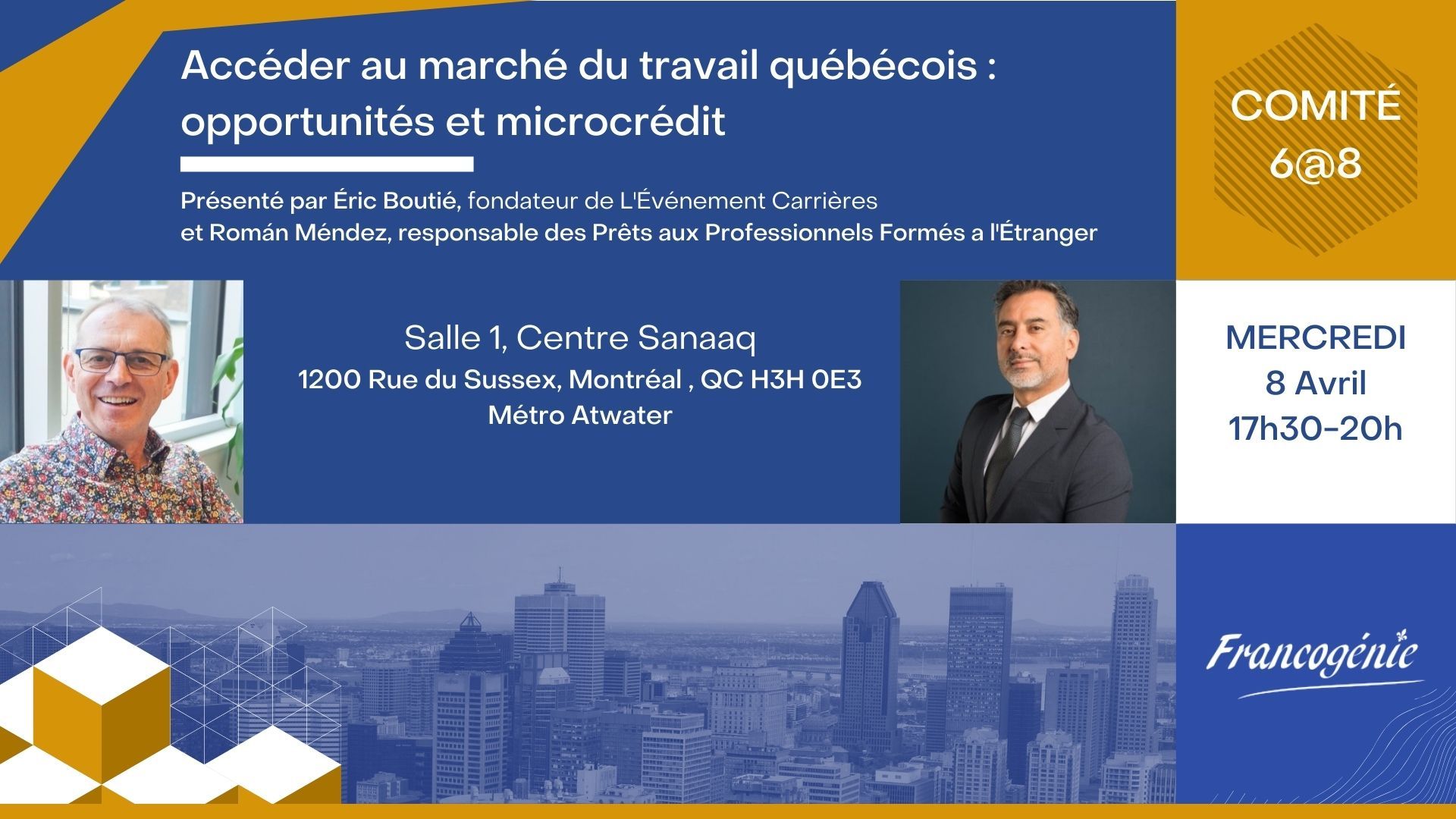 6 à 8 Francogénie: 8 avril 2026