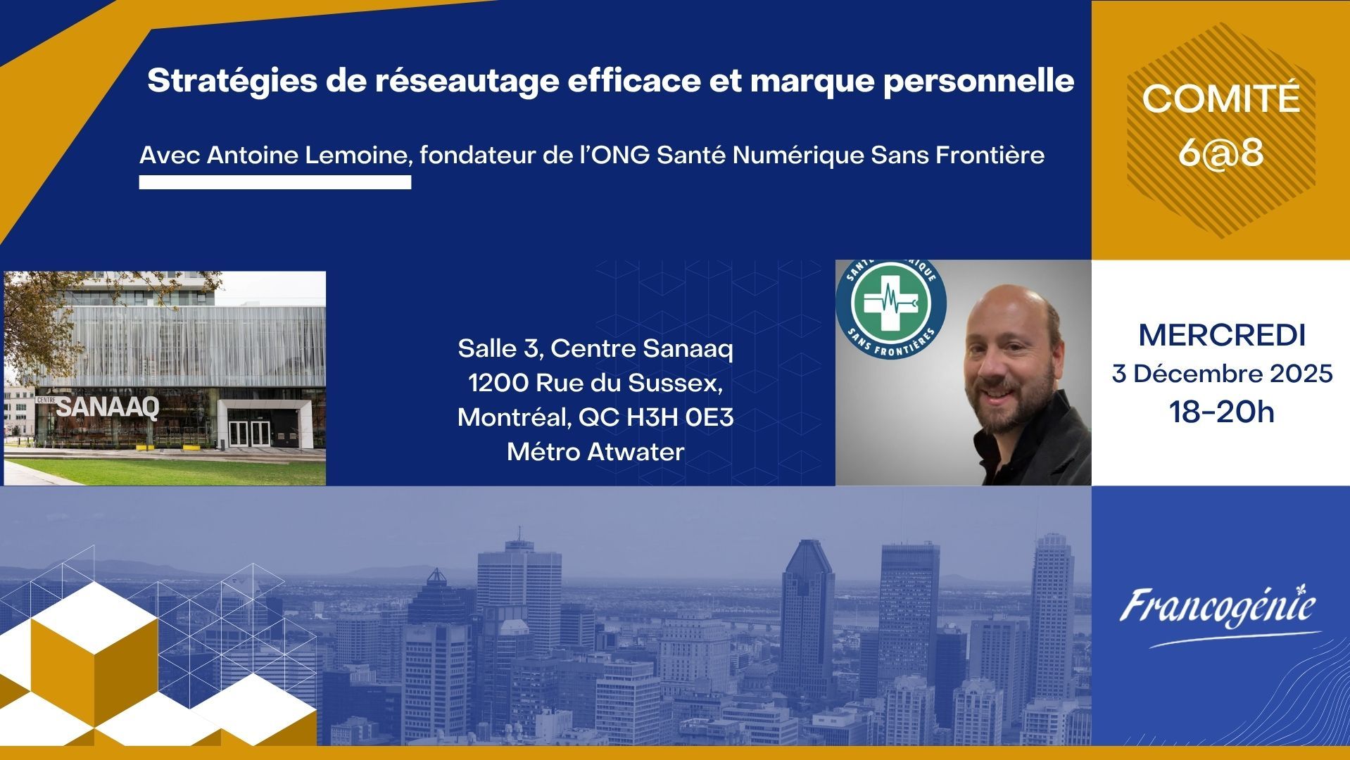 6 à 8 Francogénie: 3 Décembre 2025
