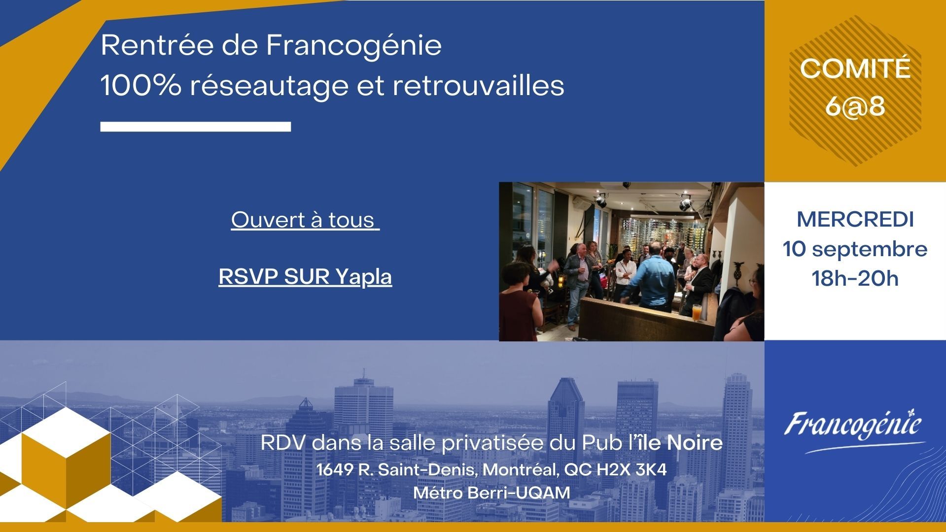 6 à 8 Francogénie: Rentrée 2025