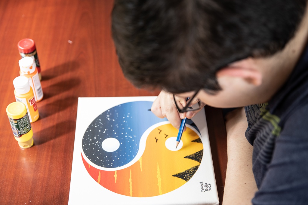 ISMAgination-Foundation-Ismael-yin-yang-painting