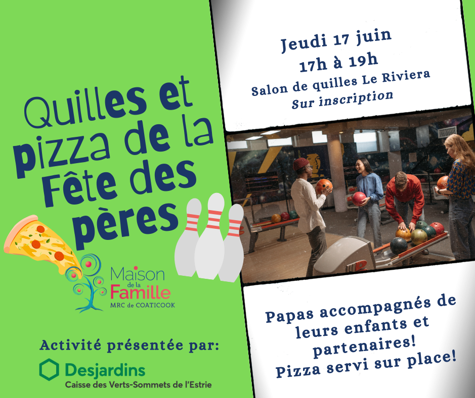 Quilles et pizza - Fête des pères