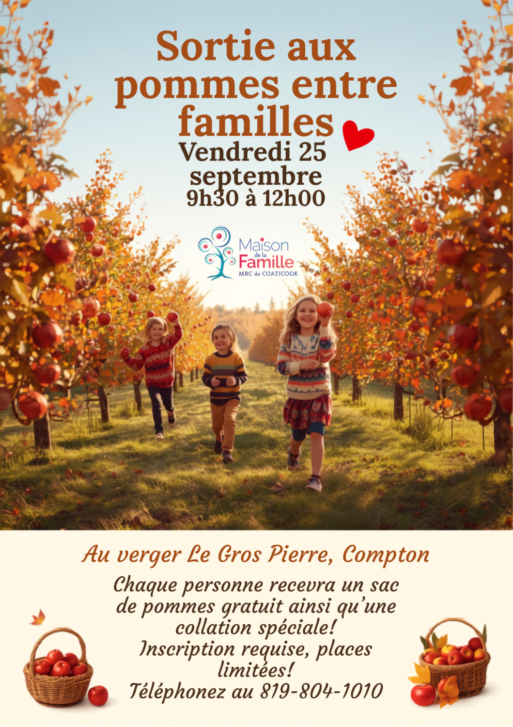 Sortie aux pommes
