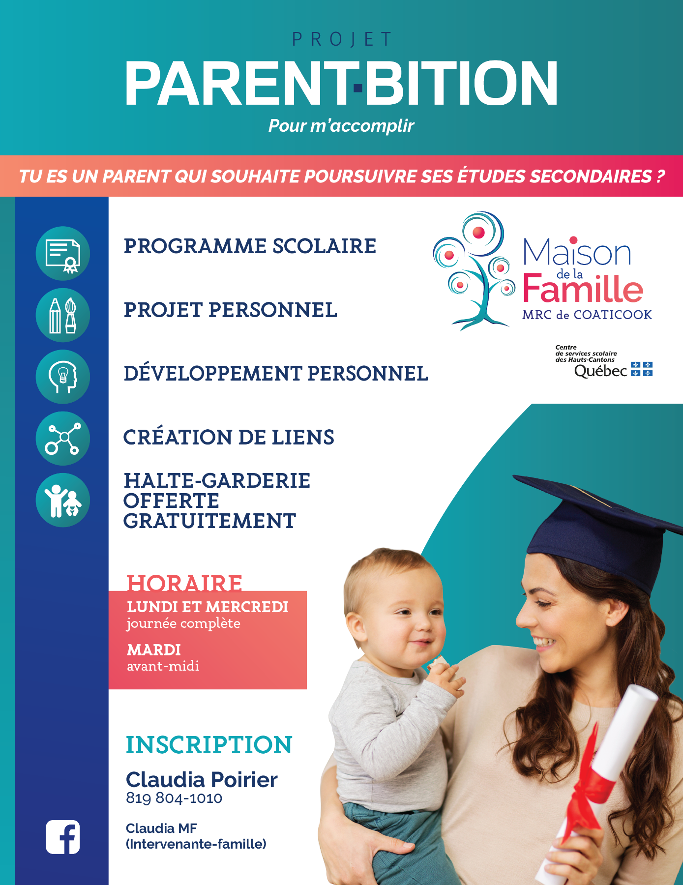 Le projet Parent'bition inscriptions
