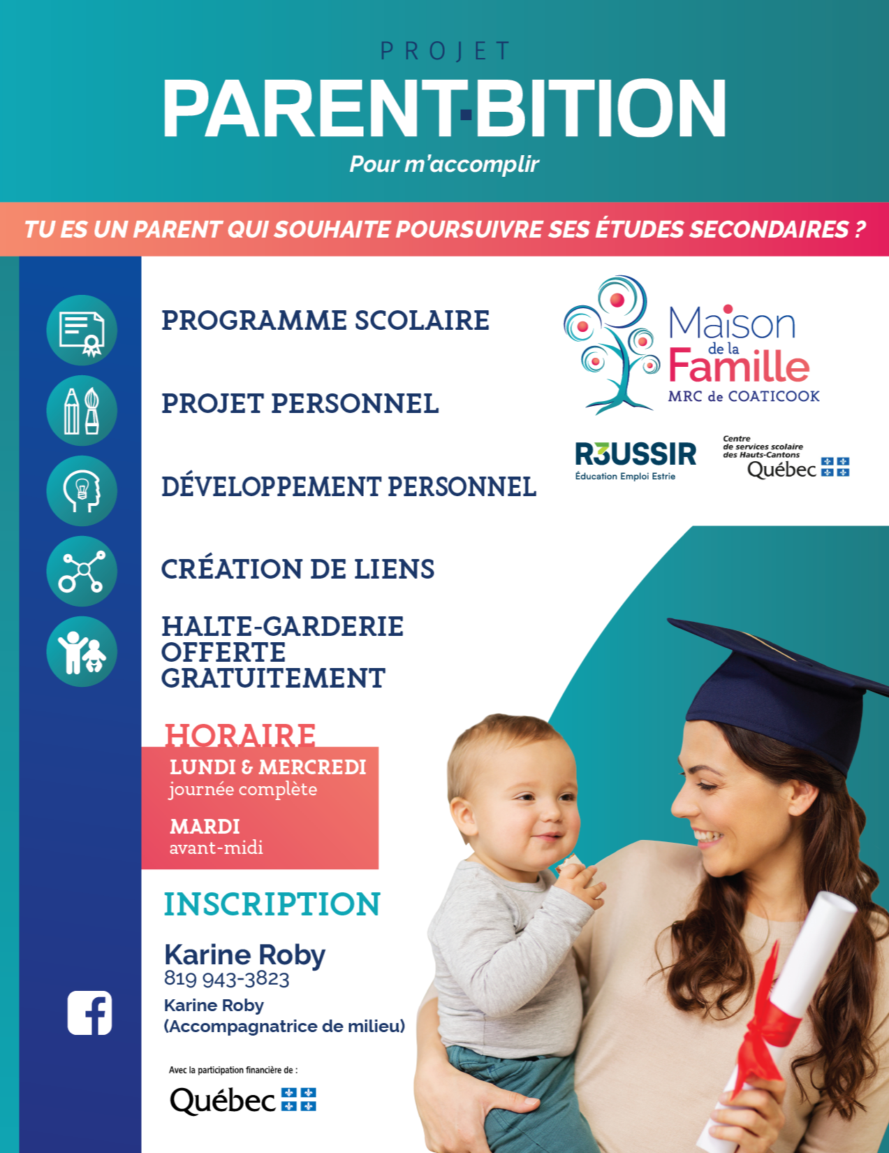 Le projet Parent'bition inscriptions