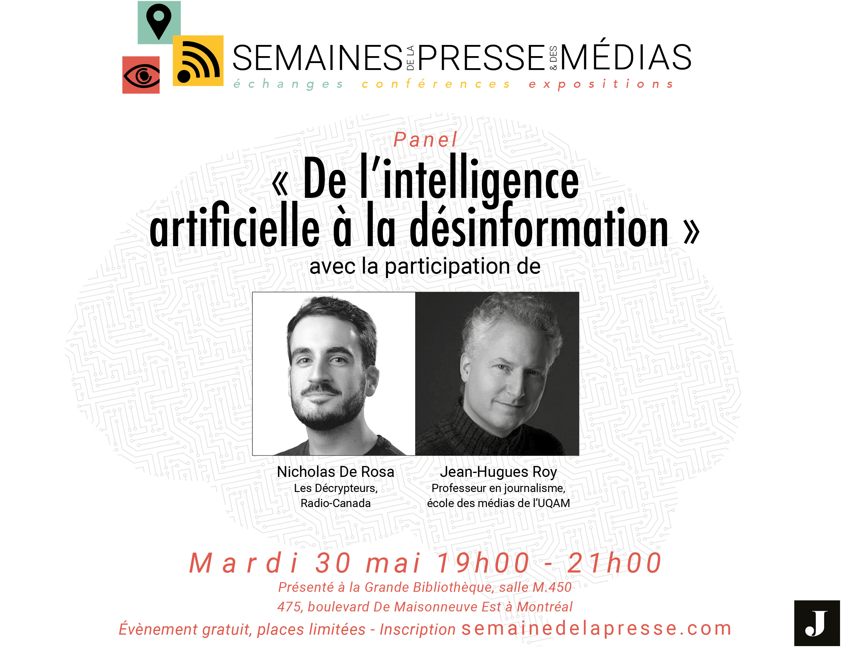 Panel « De l'intelligence artificielle à la désinformation »