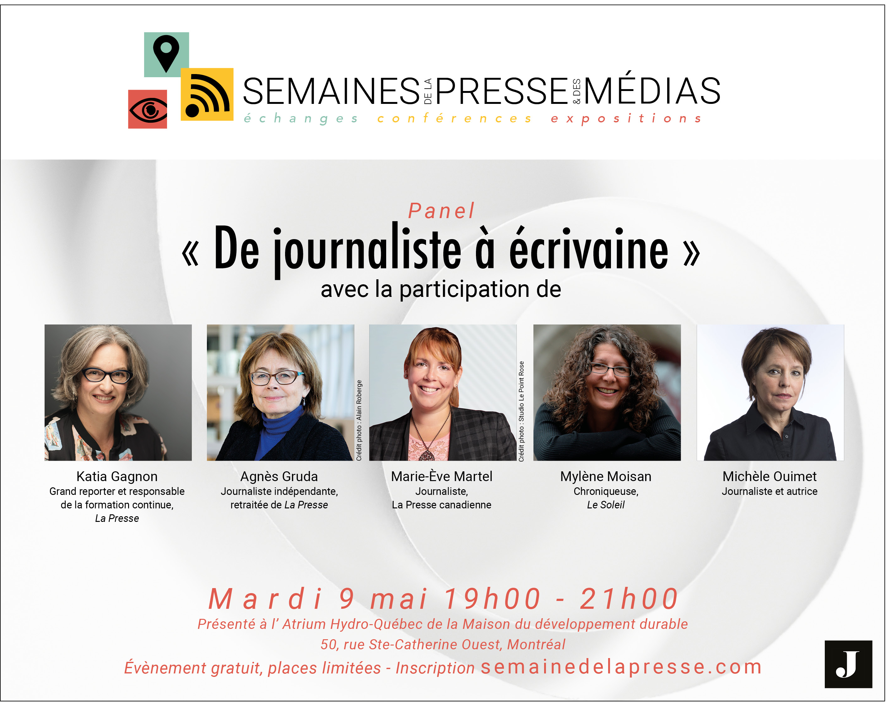 Panel « De journaliste à écrivaine »