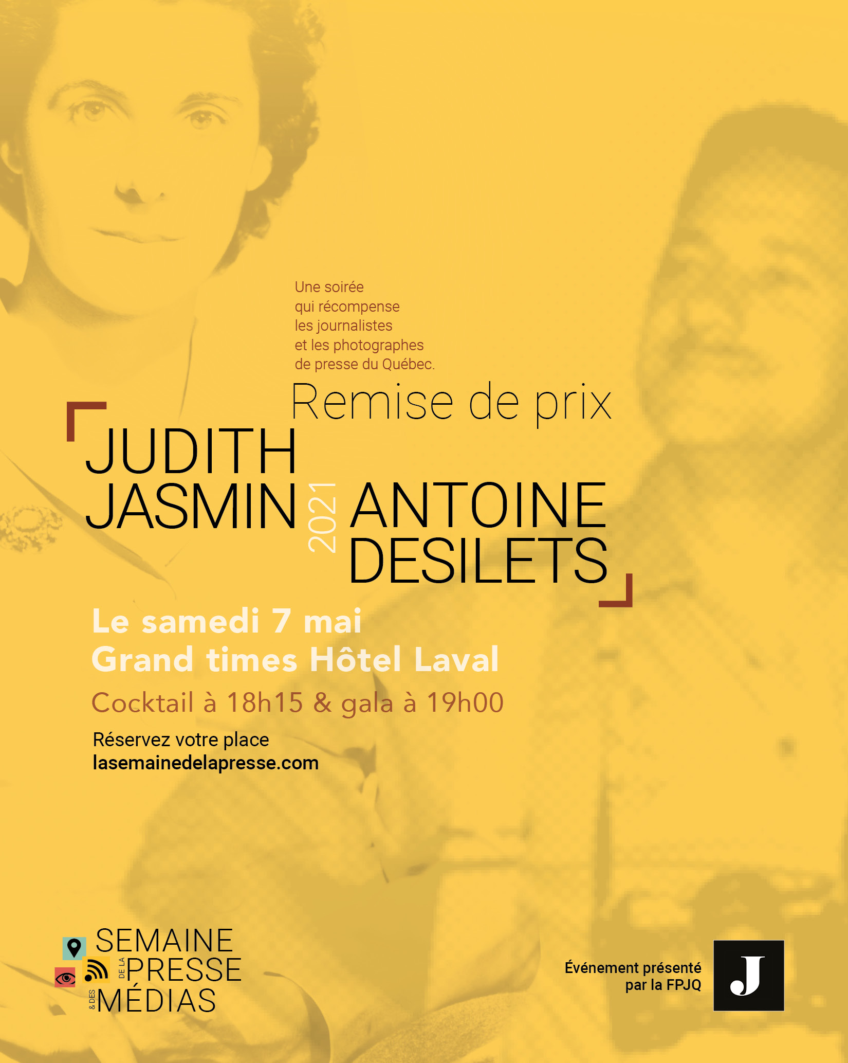 Gala de la remise des prix Judith-Jasmin et Antoine-Desilets