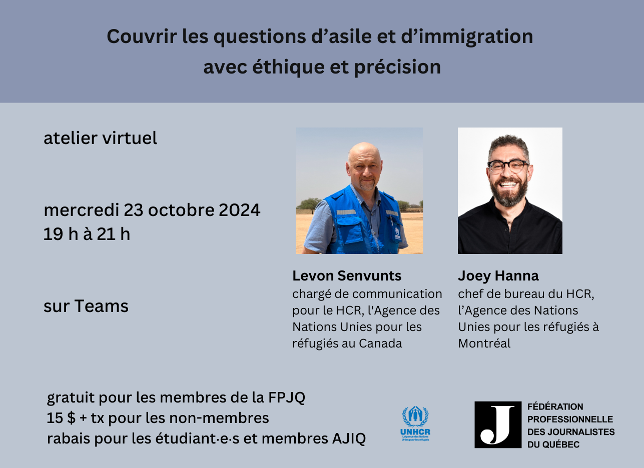 Couvrir les questions d’asile et de migration avec éthique et précision