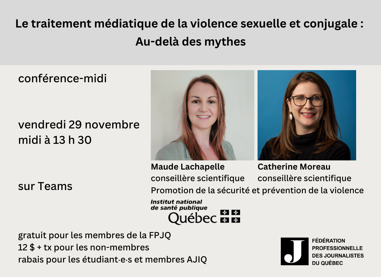 Le traitement médiatique de la violence sexuelle et conjugale : Au-delà des mythes