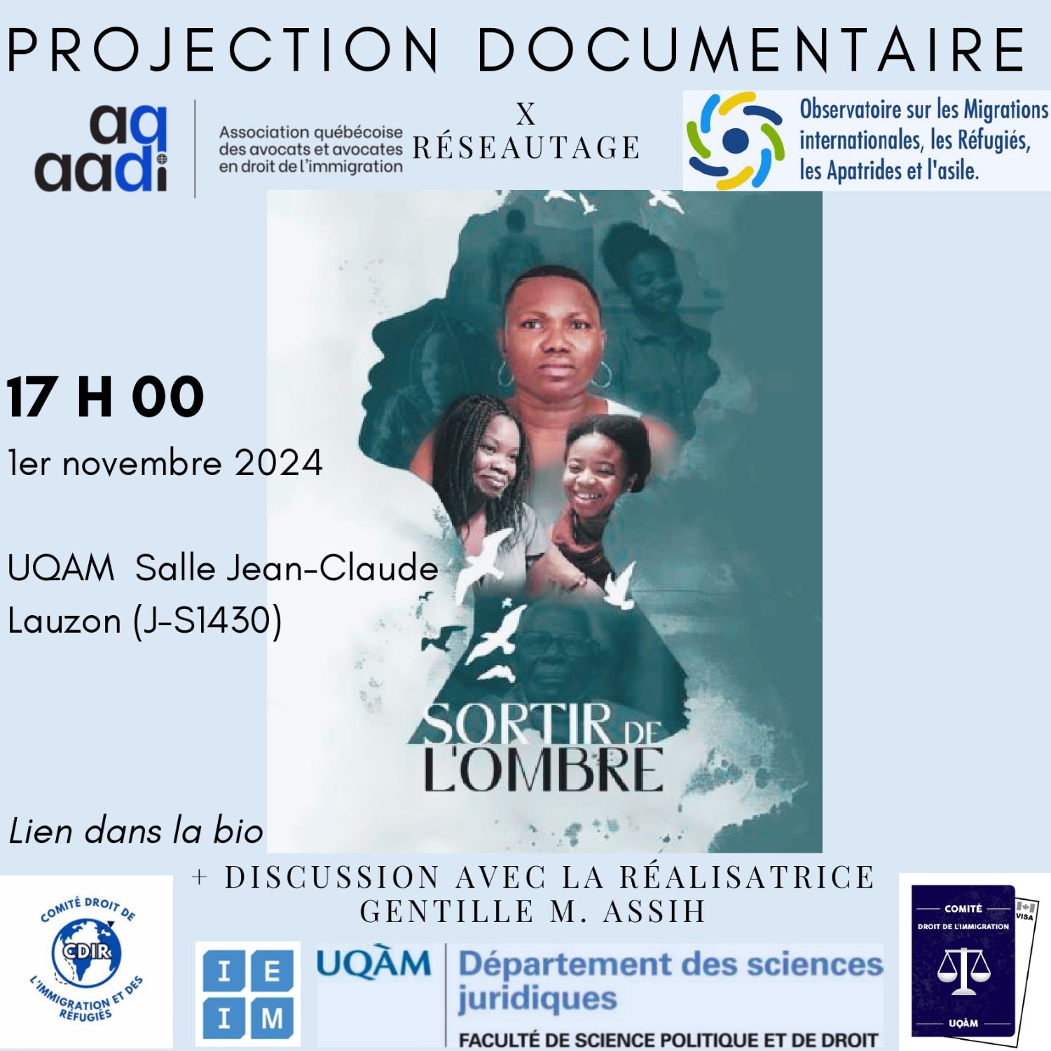 Projection documentaire et réseautage