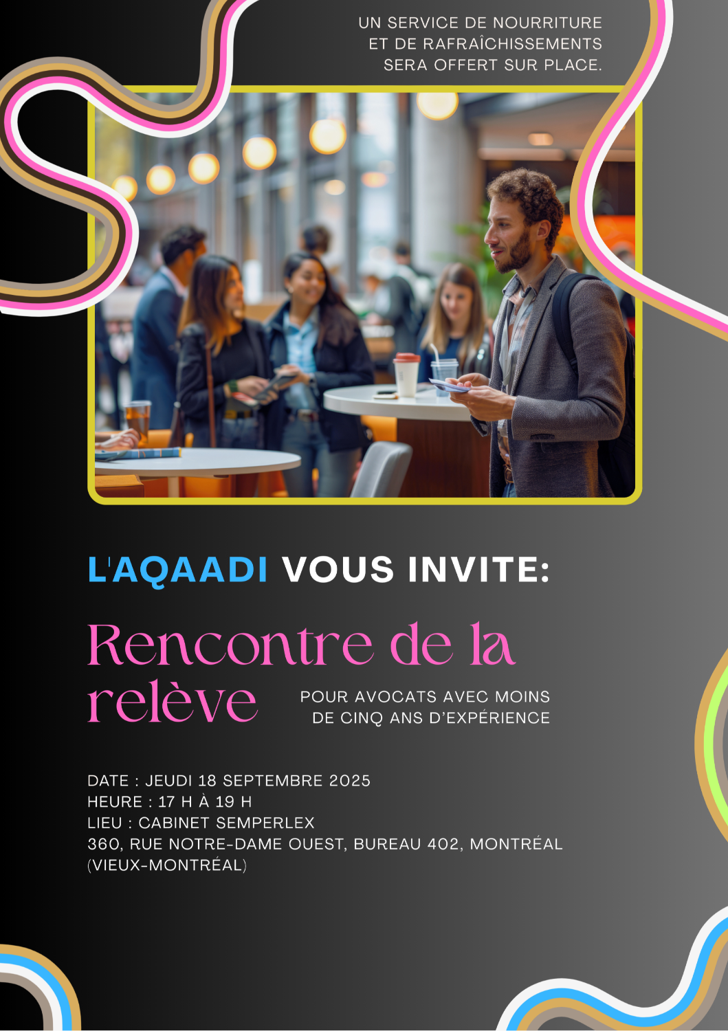 Invitation – Rencontre de la relève AQAADI - 18 septembre 2025