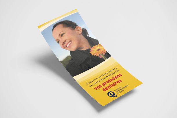 Dépliants – Conseils professionnels de votre denturologiste, vos prothèses dentaires