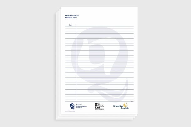 Feuille de route (dossier patient)