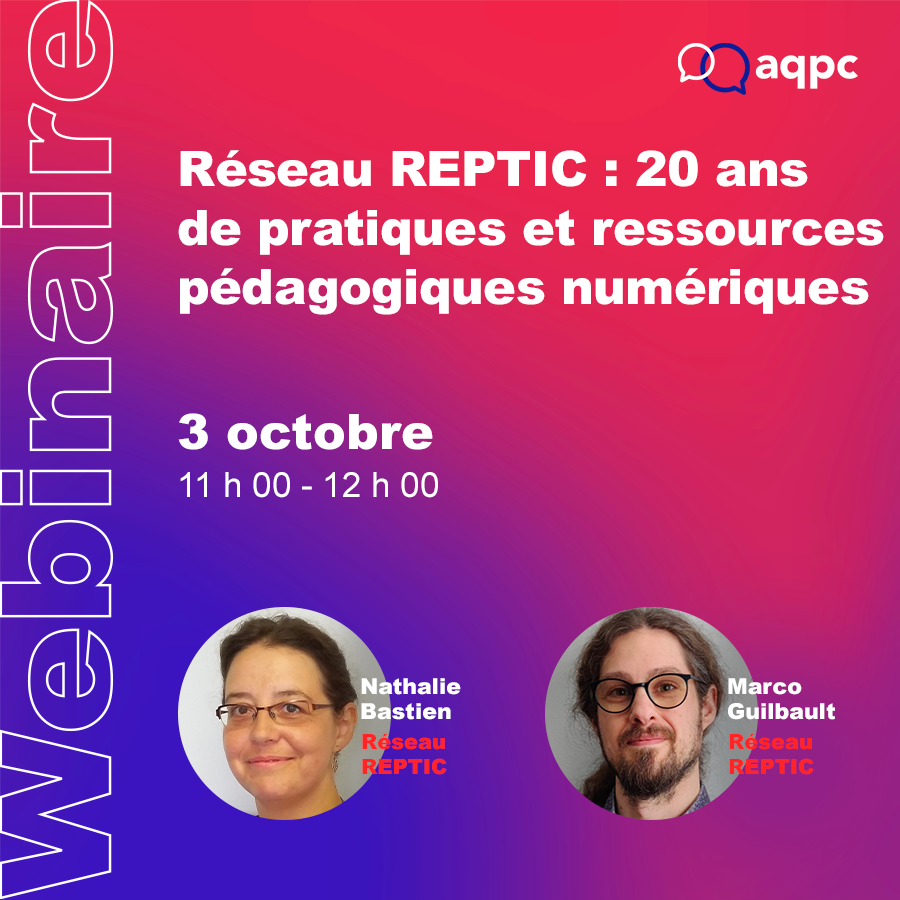 Réseau REPTIC: 20 ans de pratiques et ressources pédagogiques numériques