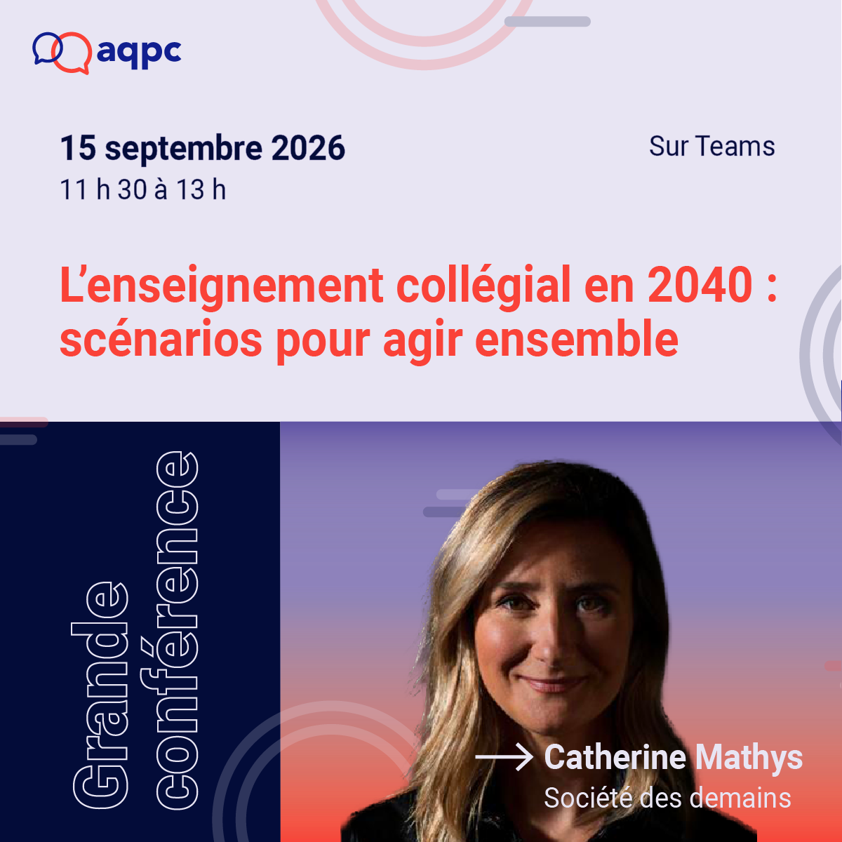 Grande Conference 16 septembre