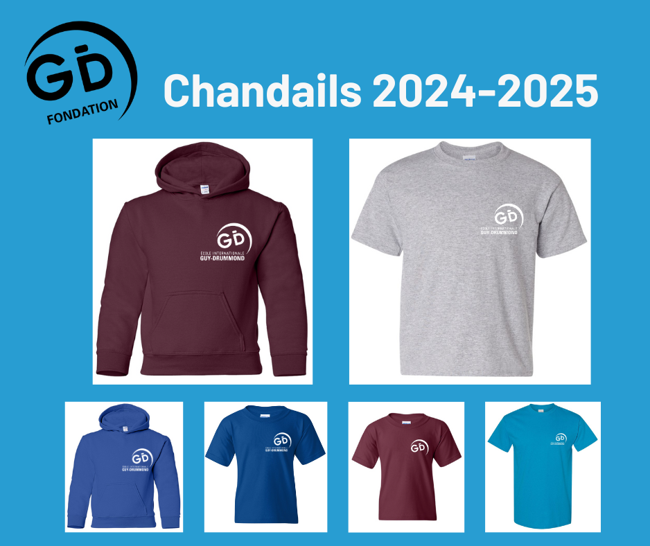 Vente de chandails Guy-Drummond 2024-2025