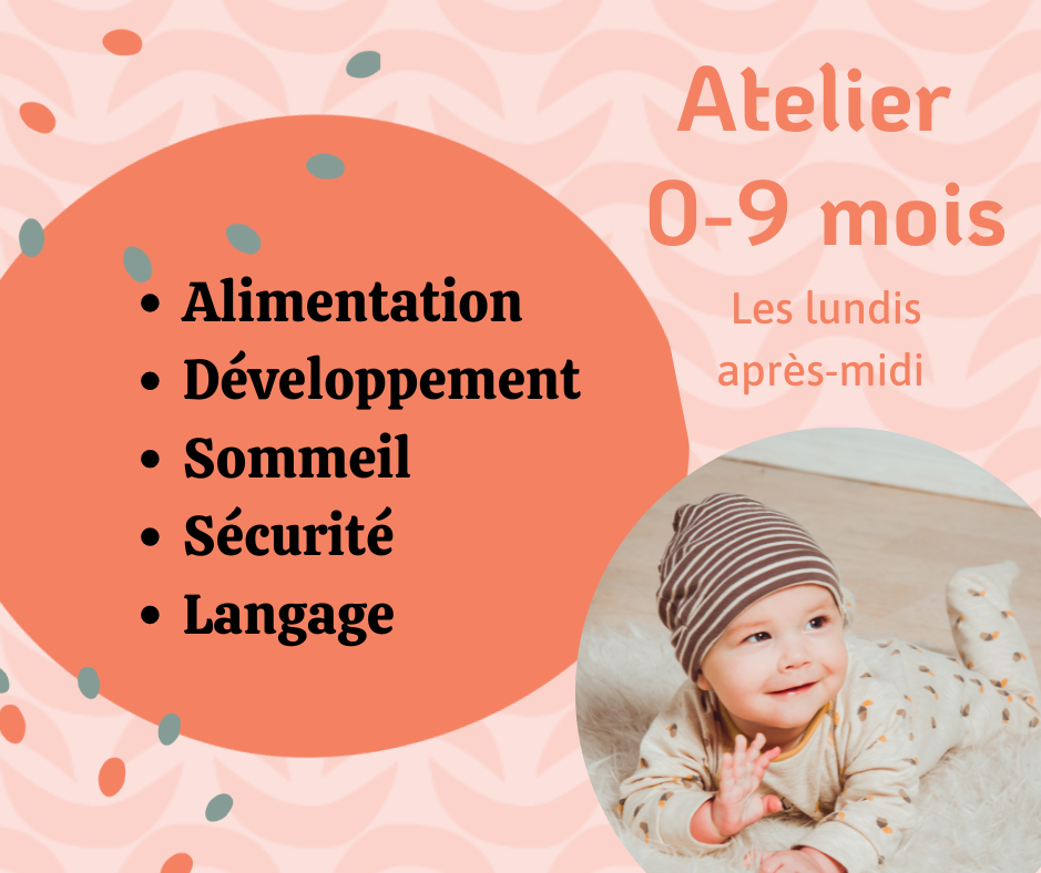 Atelier 0-9 mois automne 2024