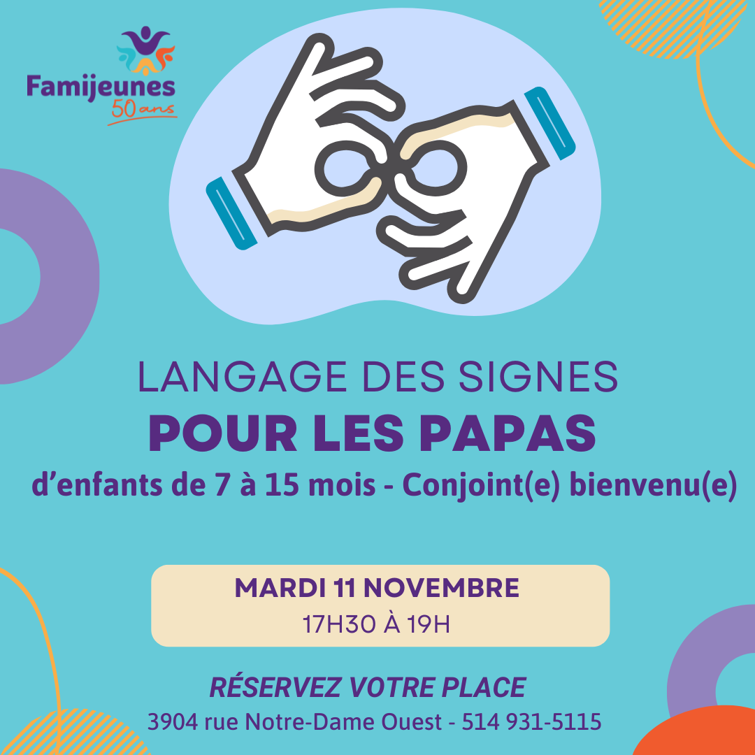 Langage des signes papas Automne 2025
