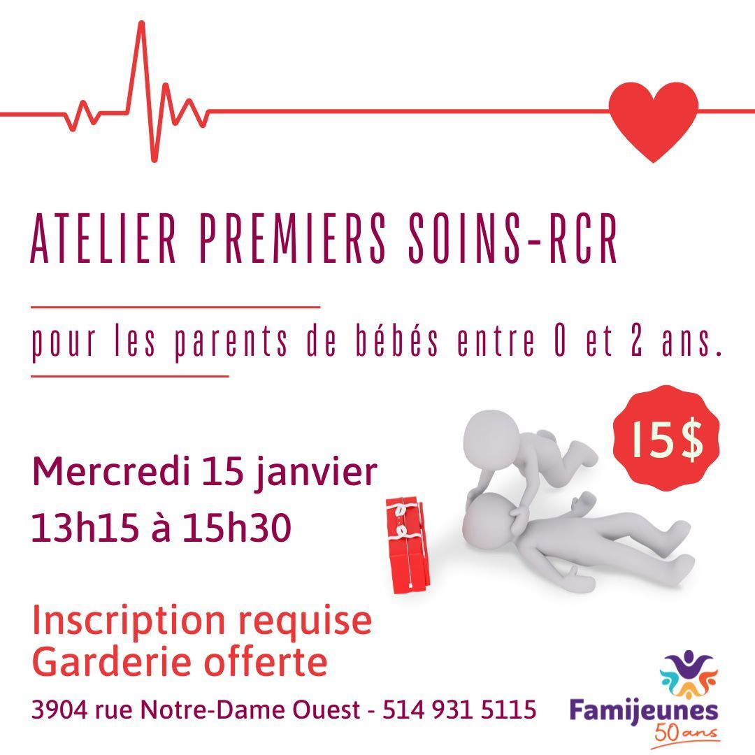 Atelier RCR pour les poupons - 15 janvier