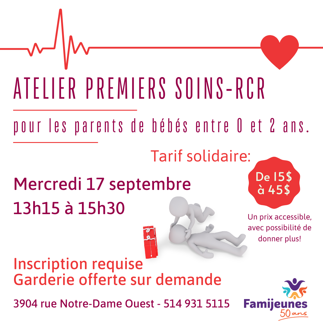 Atelier RCR pour les poupons - 17 septembre