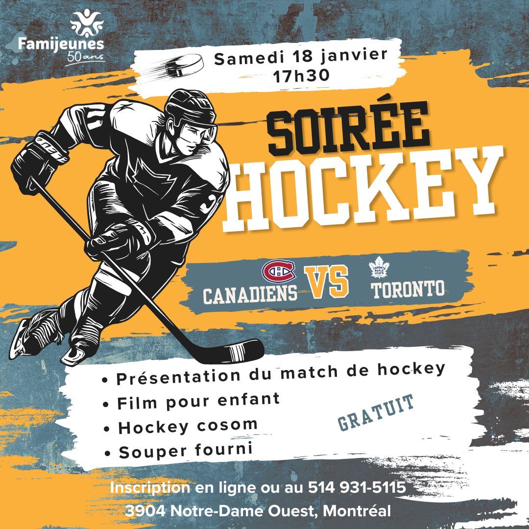 Soirée hockey - 18 janvier 2025