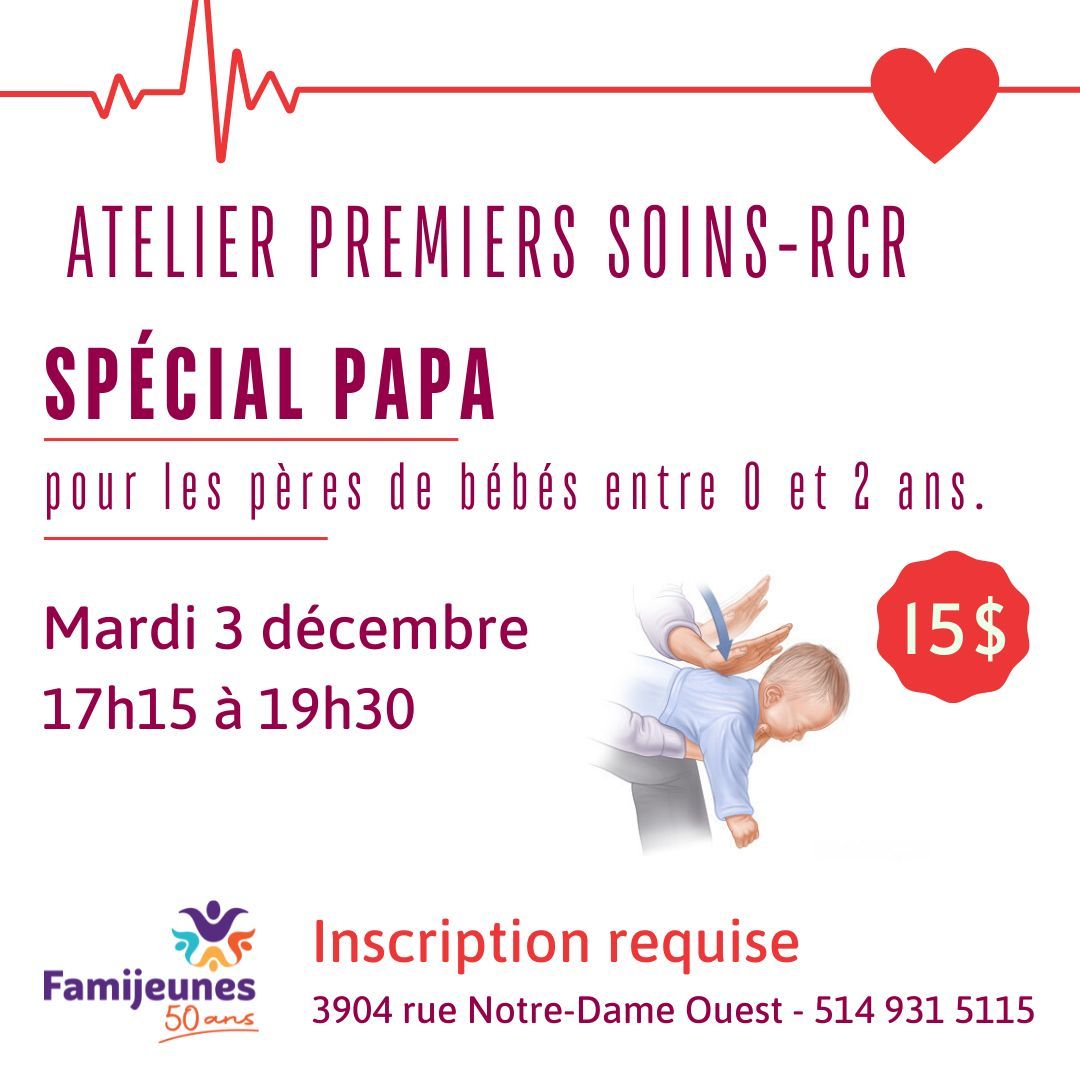 RCR spécial papa en français- mardi 3 décembre