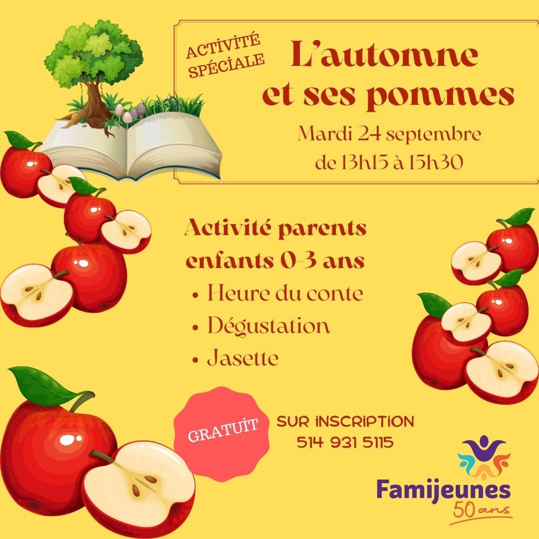 L'automne et ses pommes (0-3 ans)