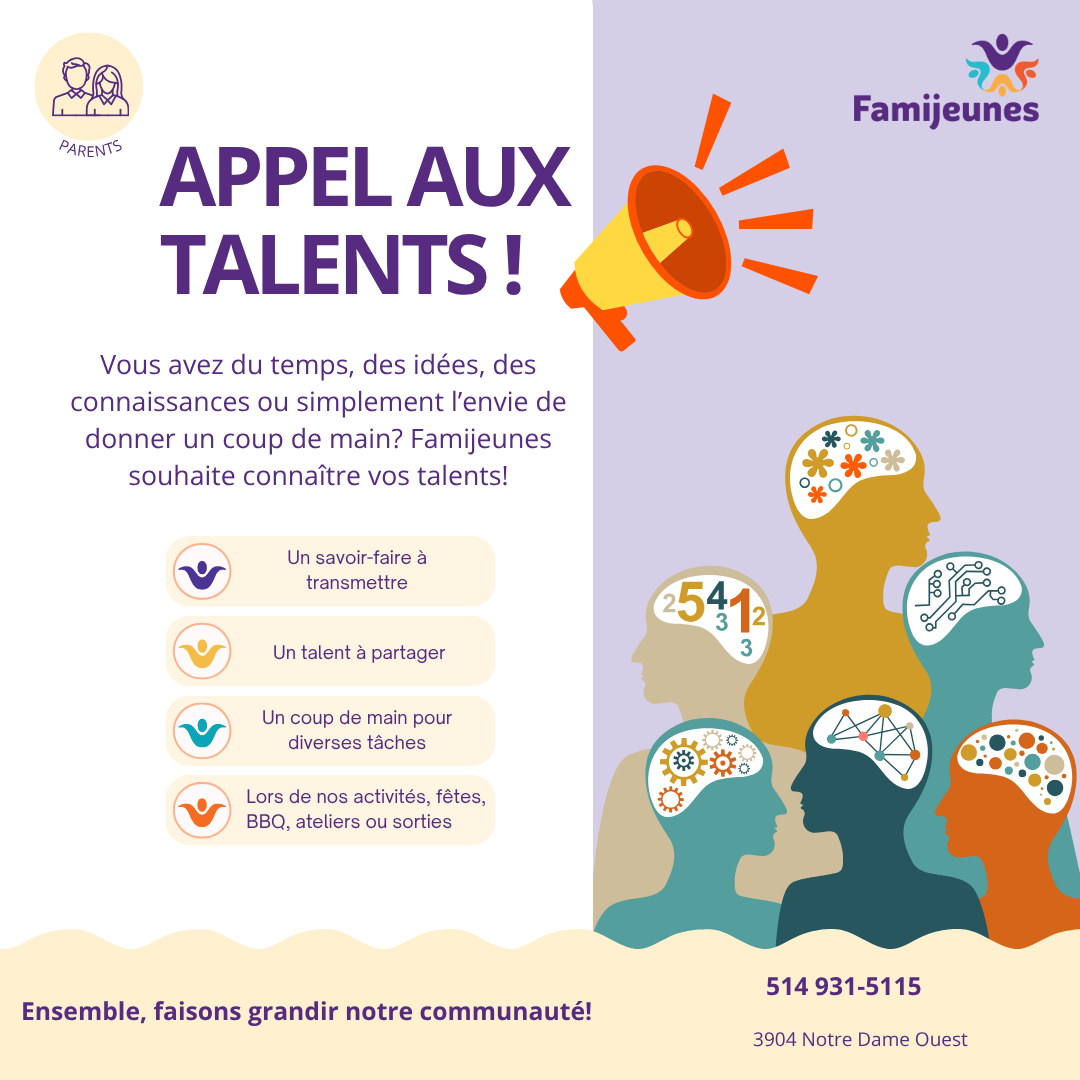 Appel aux talents Automne 2026