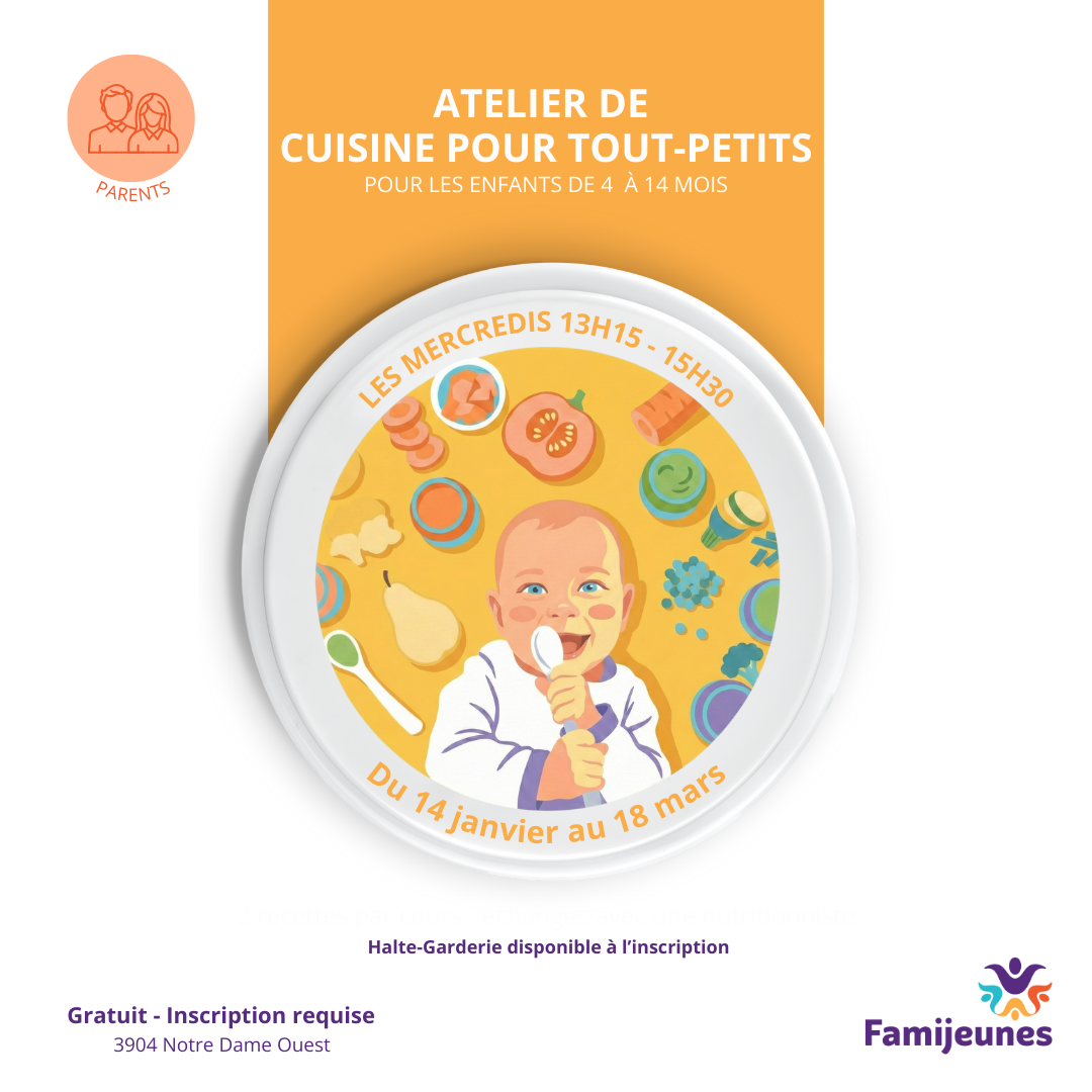 Cuisine pour tout-petits - Hiver 2026