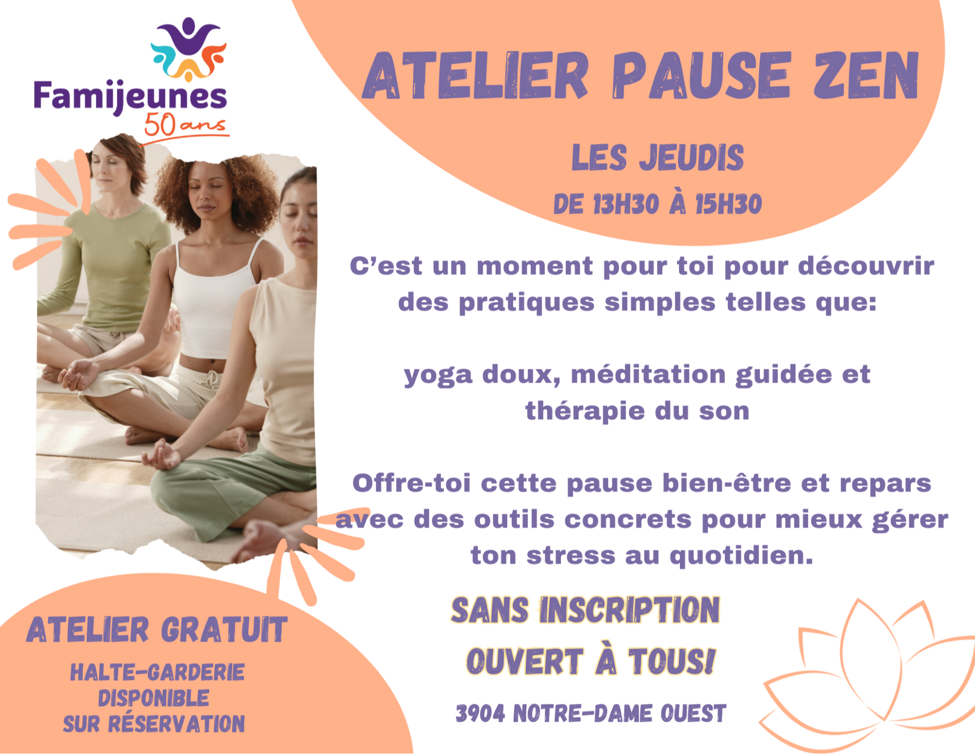 Atelier pause zen 2025