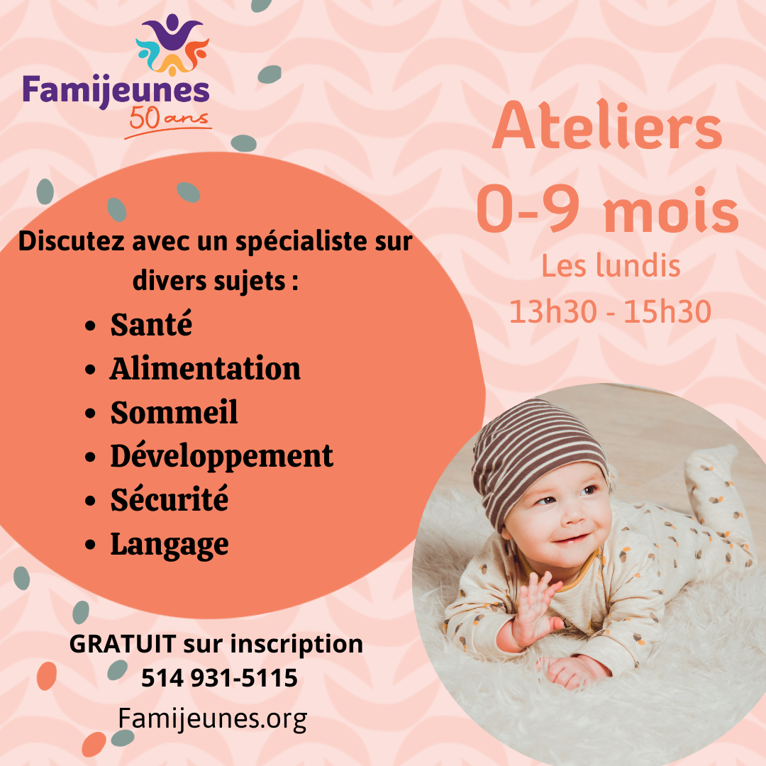 Ateliers 0-9 mois