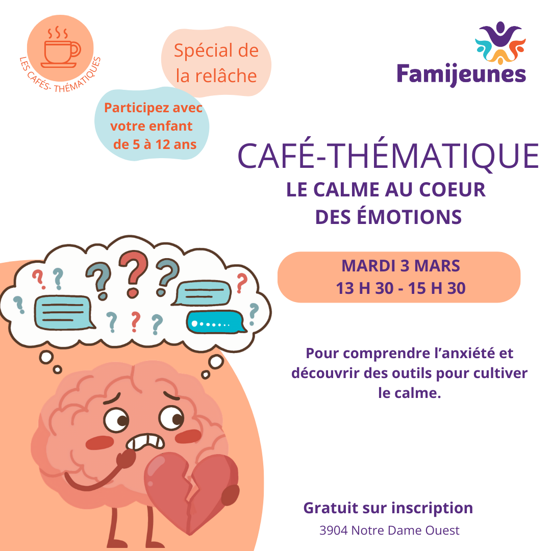 Café-thématique - Le calme au cœur des émotions