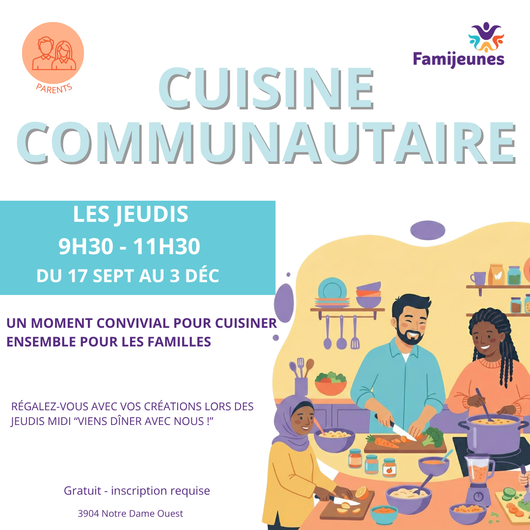 Cuisine communautaire Automne 2026
