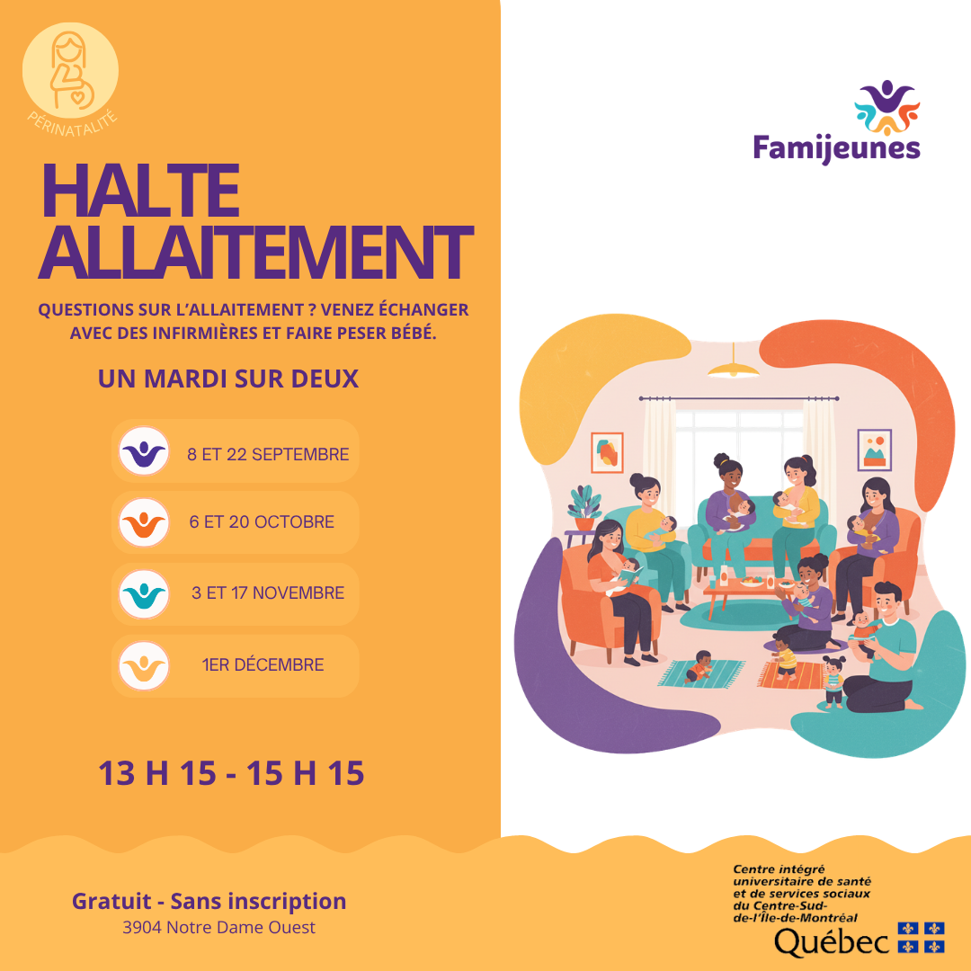 Halte-allaitement automne 2026