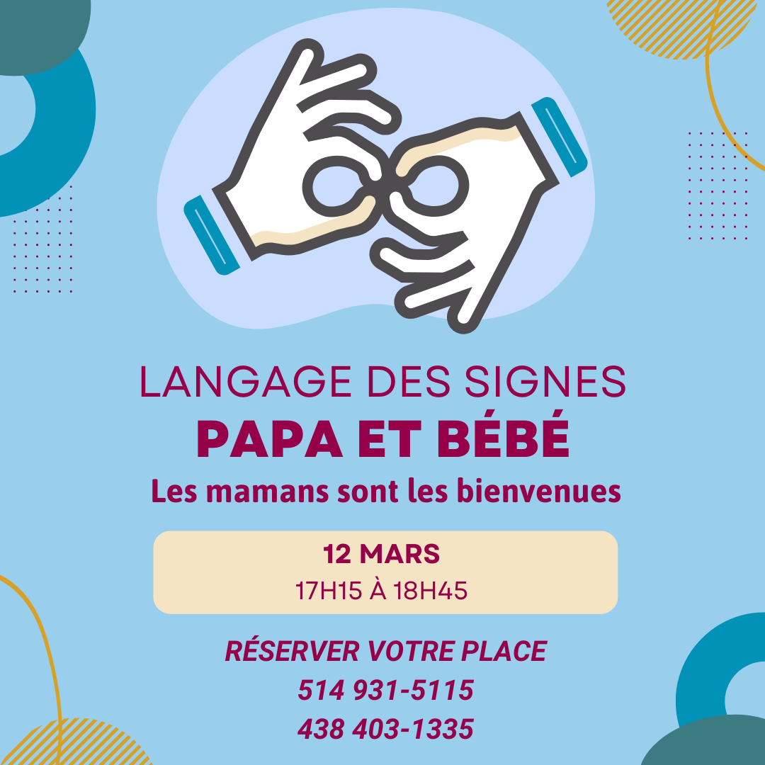 Langage des signes pour papa HIVER 2026