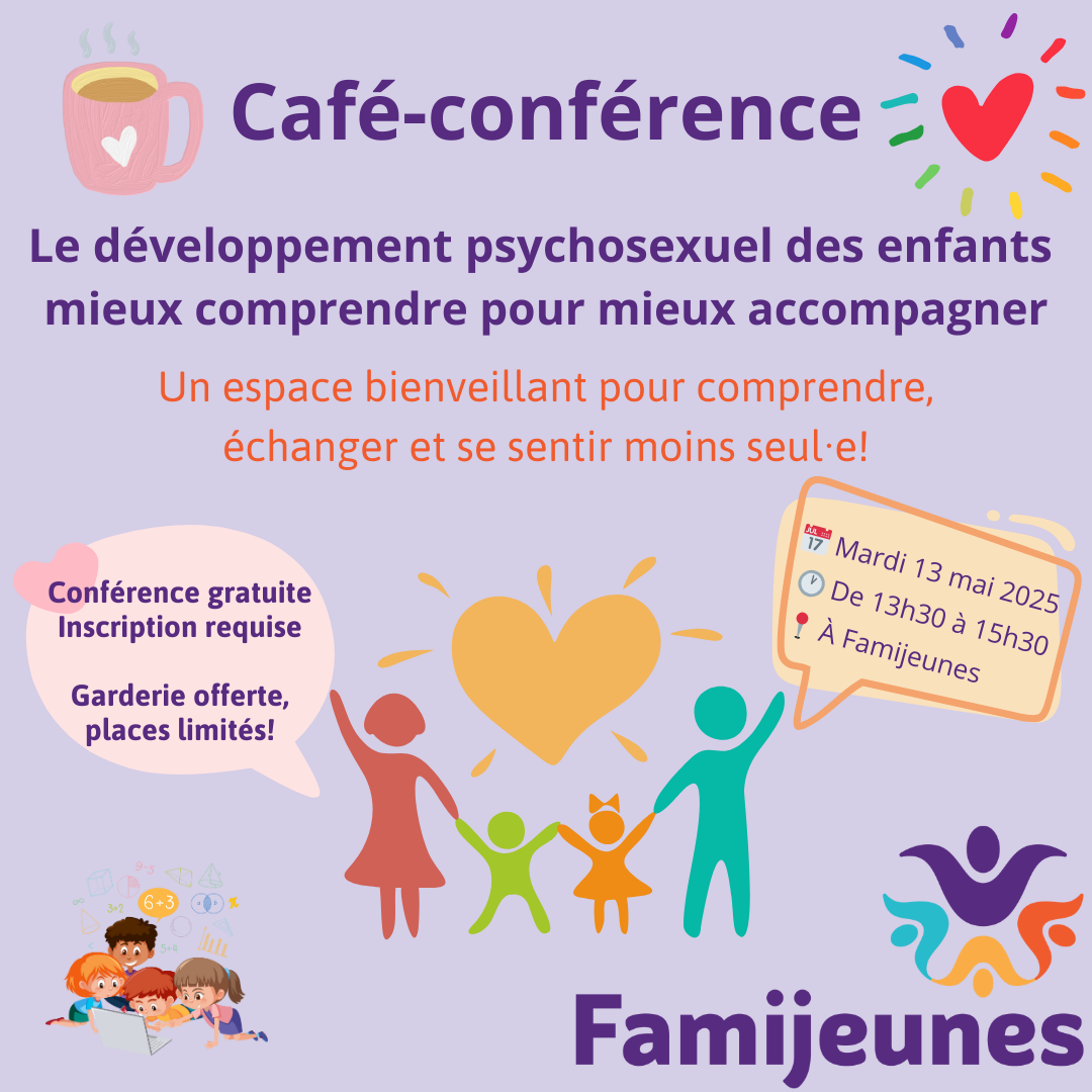 Café-conférence - Le développement psychosexuel de l'enfant 2025