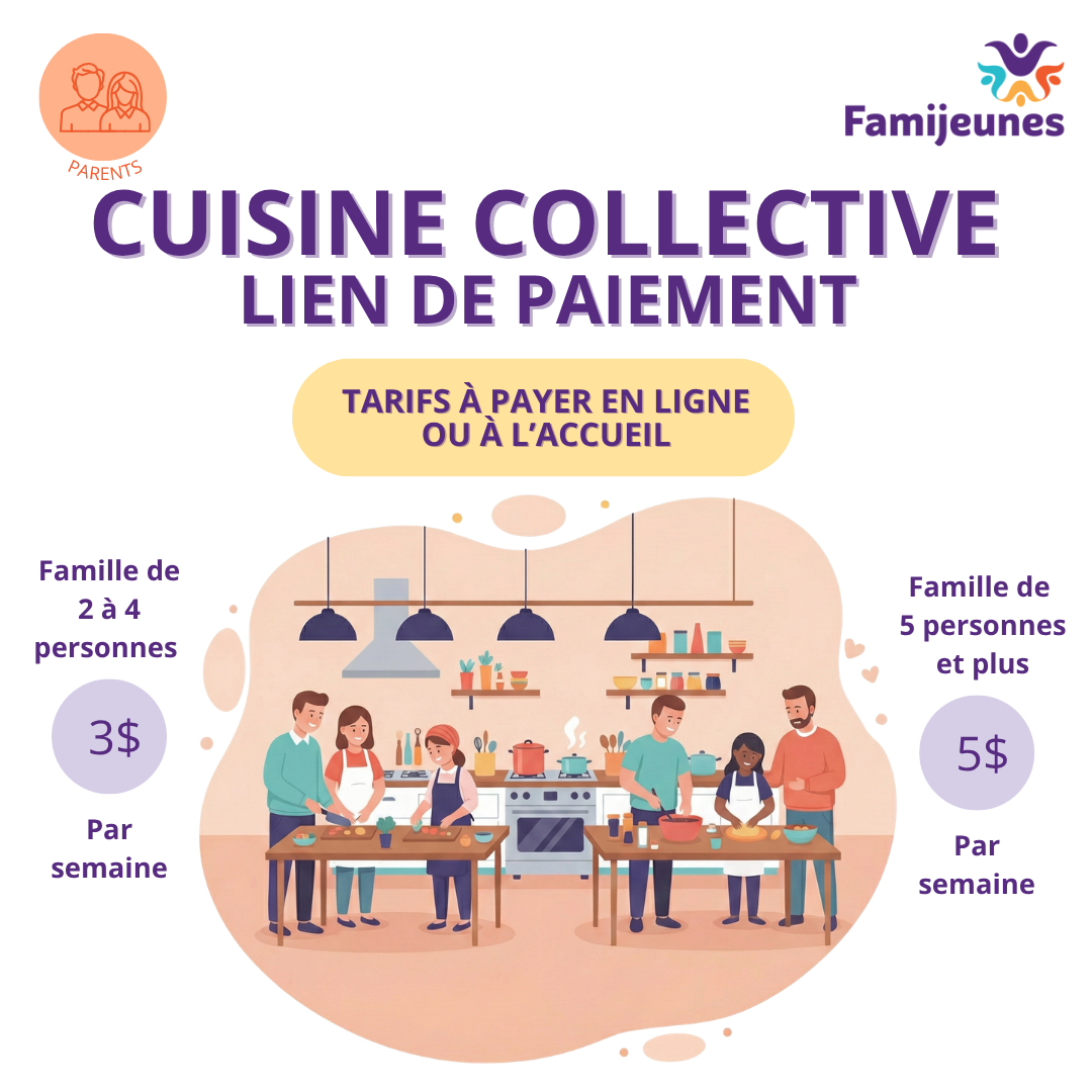 Lien de paiement - Cuisine Collective Automne 26