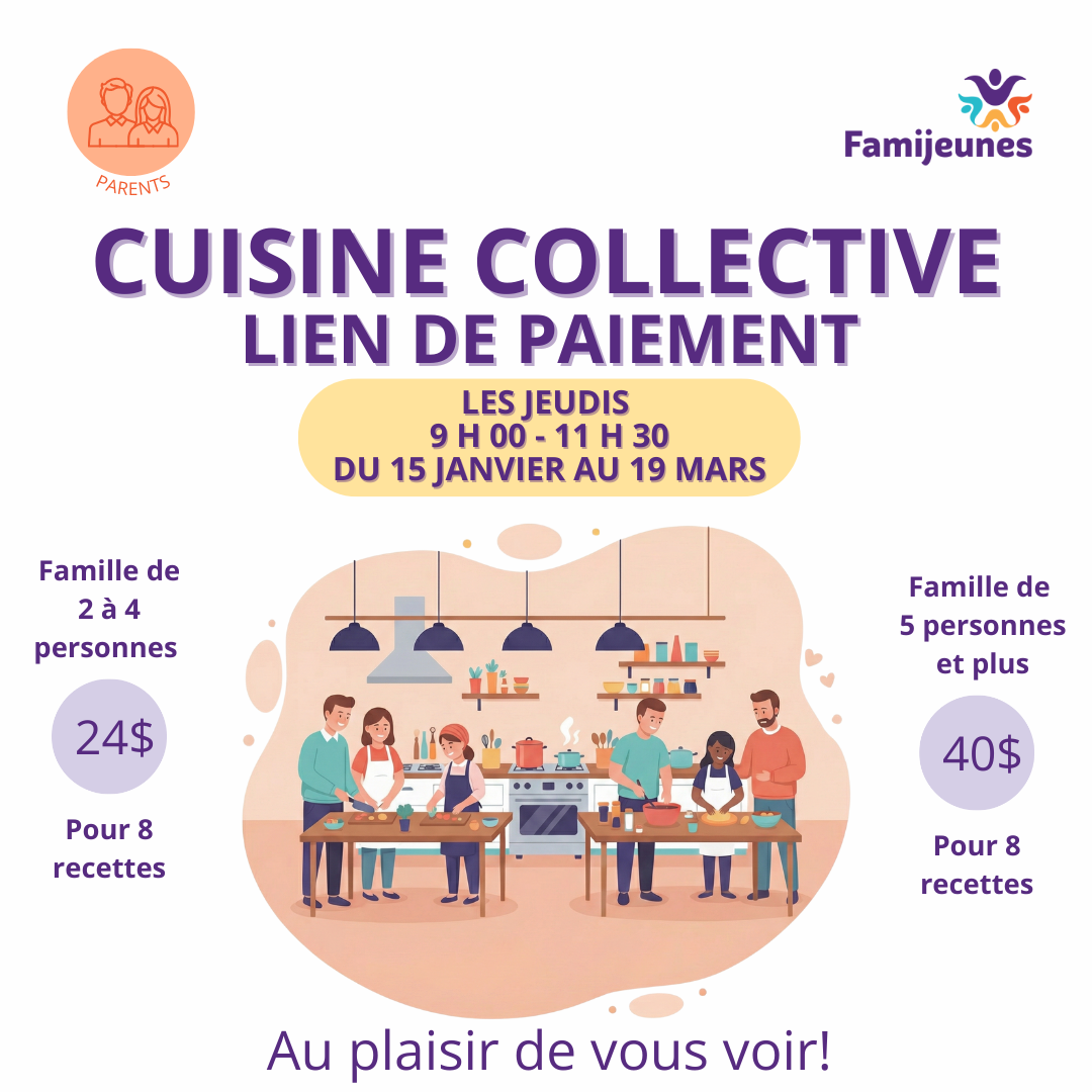 Lien de paiement - Cuisine Collective