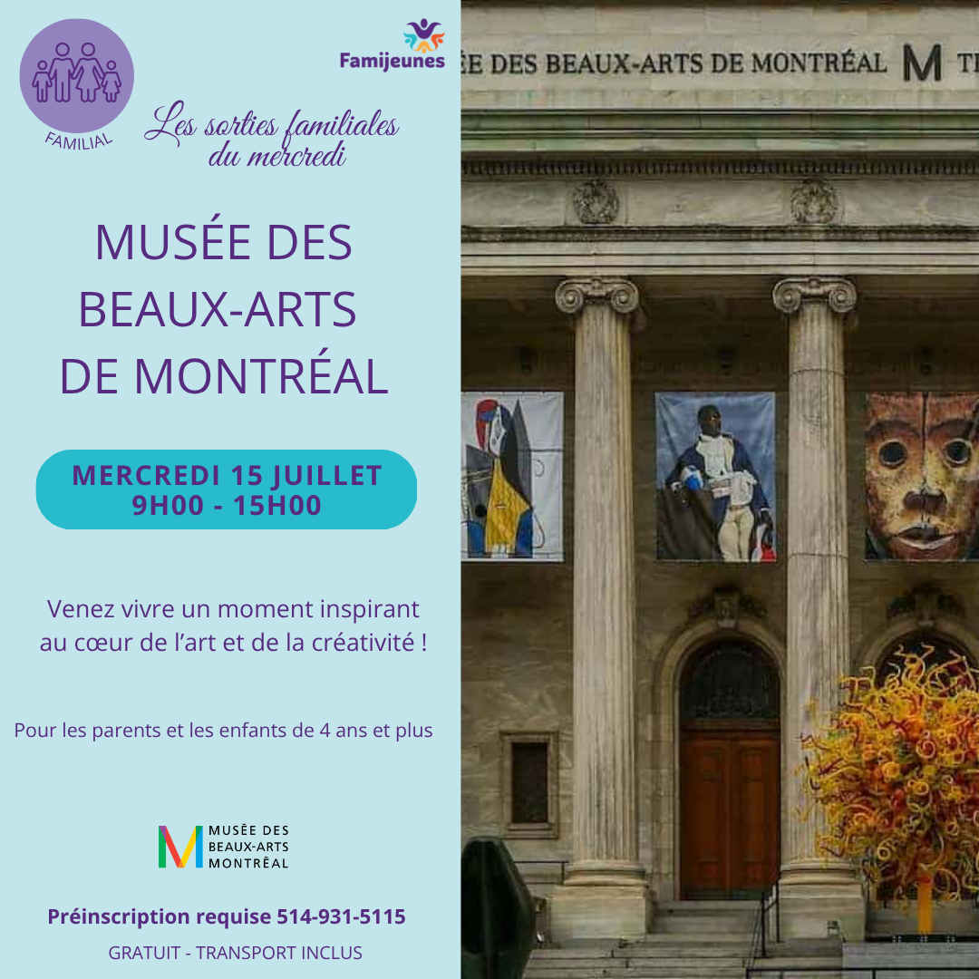 Musée des beaux-arts été 2026