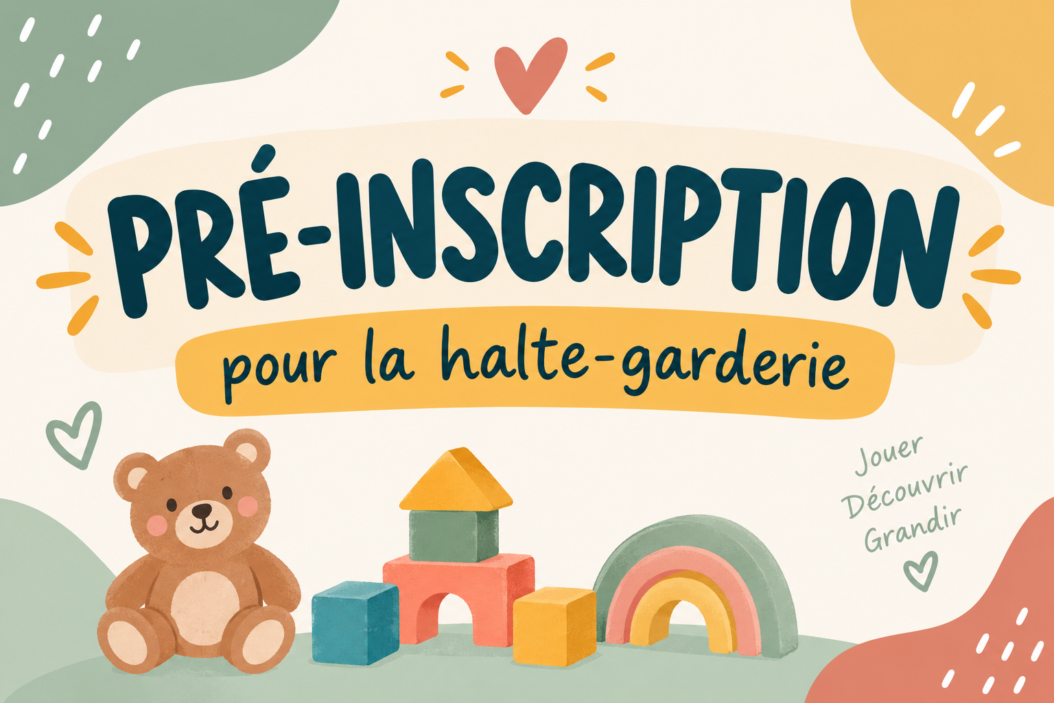 Préinscriptions – Halte-garderie