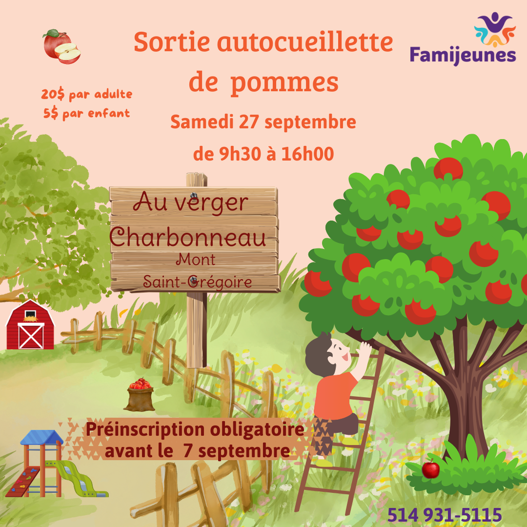 Sortie aux pommes - Lien de paiement