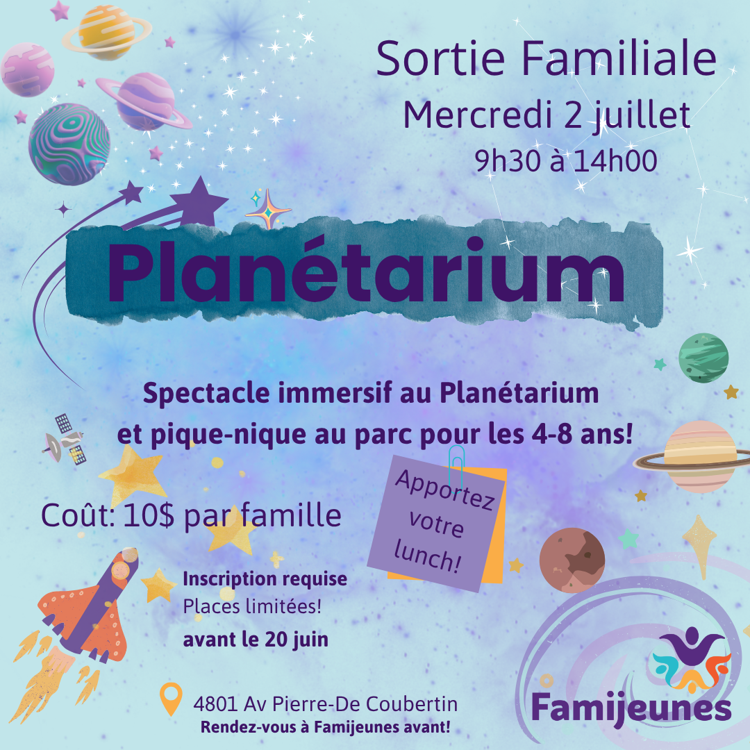 Sortie au Planétarium 2025