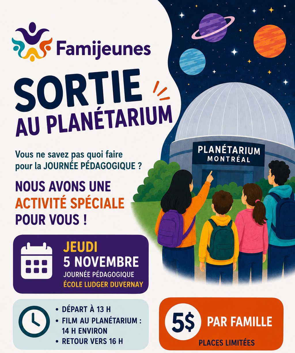 Lien de paiement - Planétarium Novembre 2026