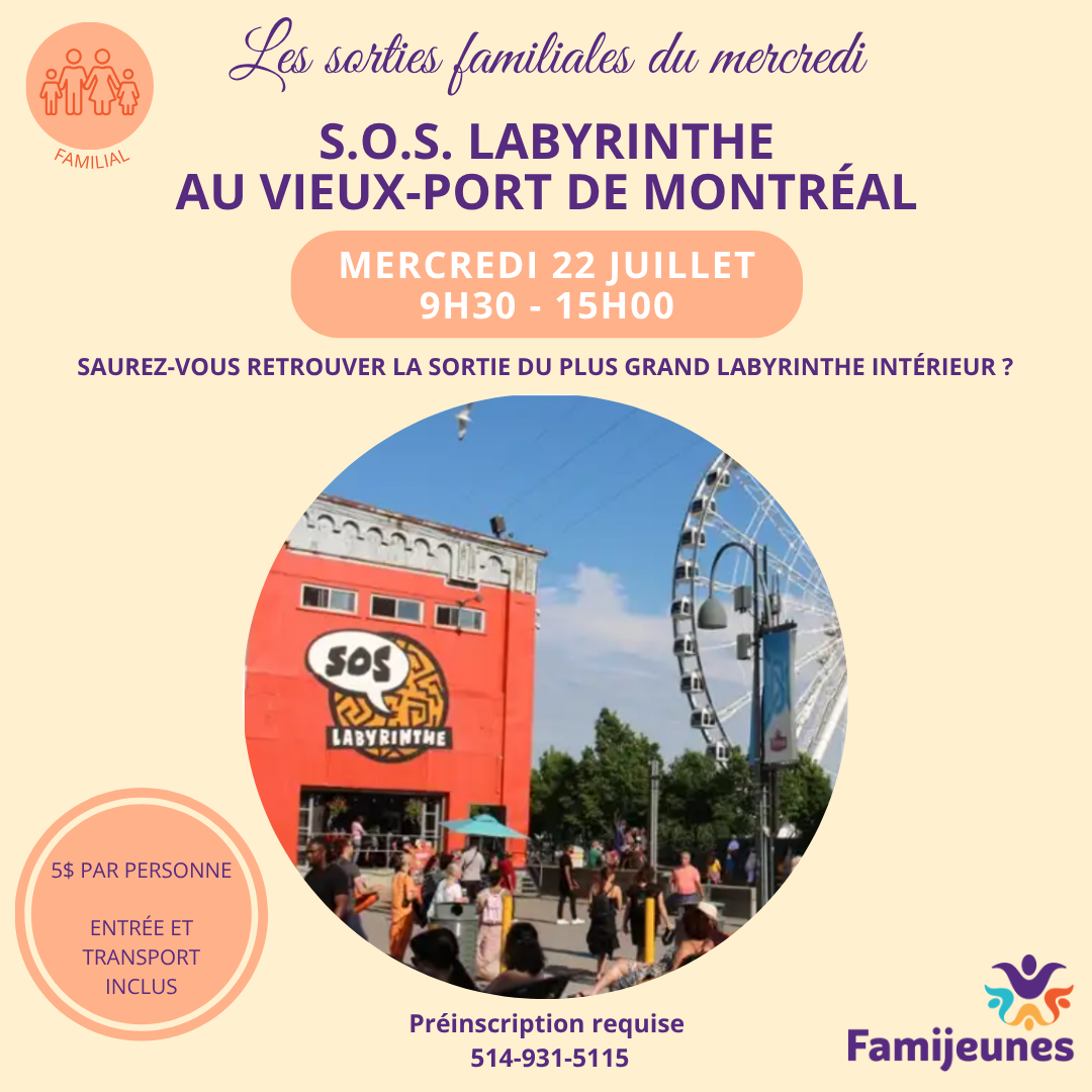 SOS labyrinthe été 2026