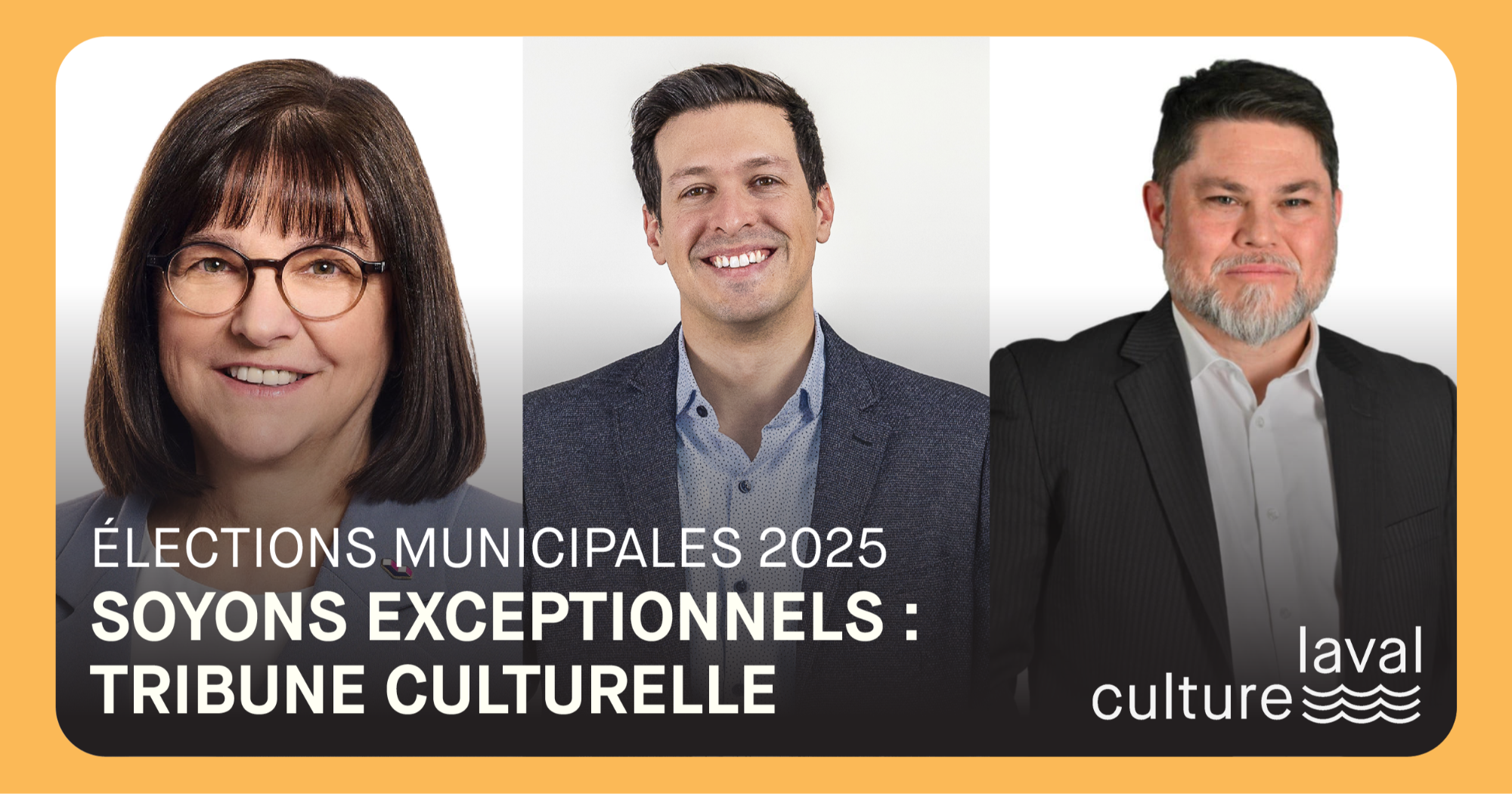 Soyons extraordinaires : tribune culturelle avec les candidats à la mairie de Laval