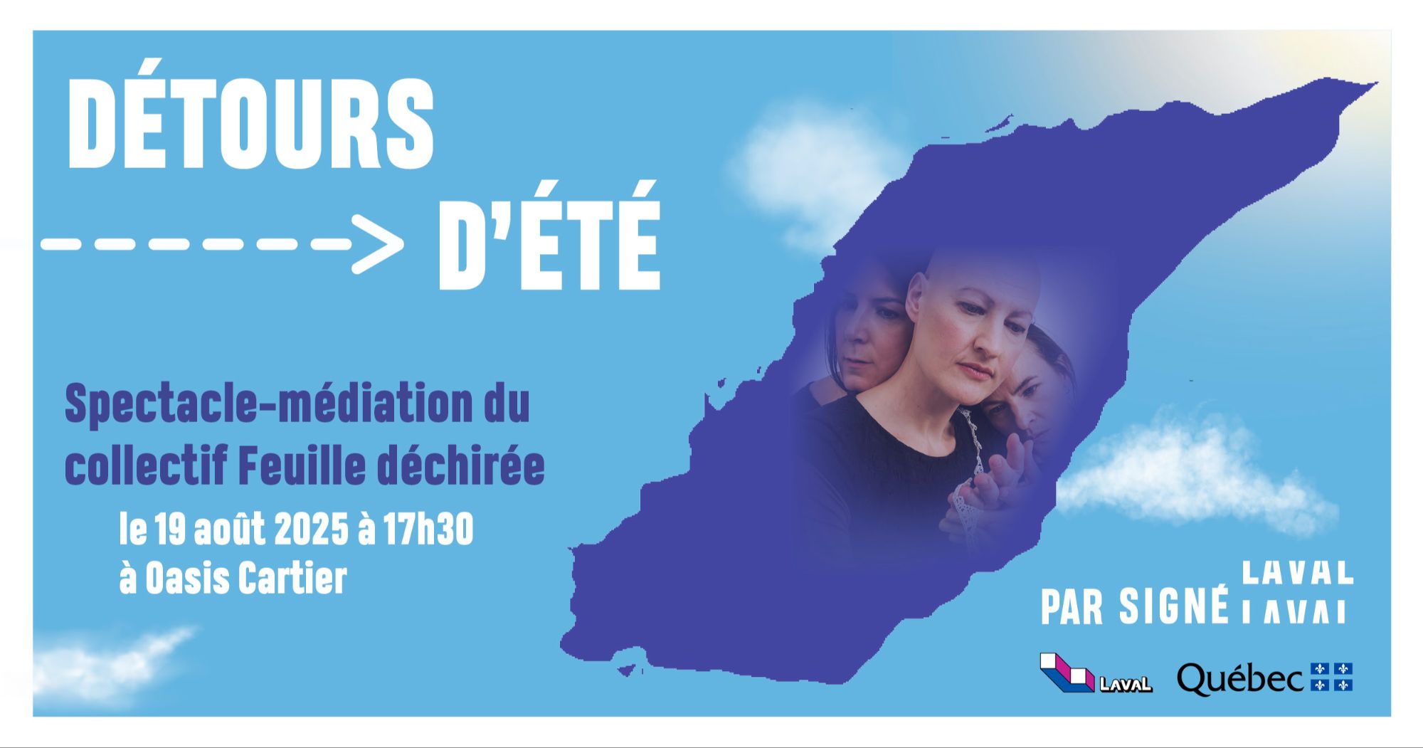 Détours d’été par Signé Laval : du théâtre avec le collectif Feuille Déchirée pour faire des ponts entre générations