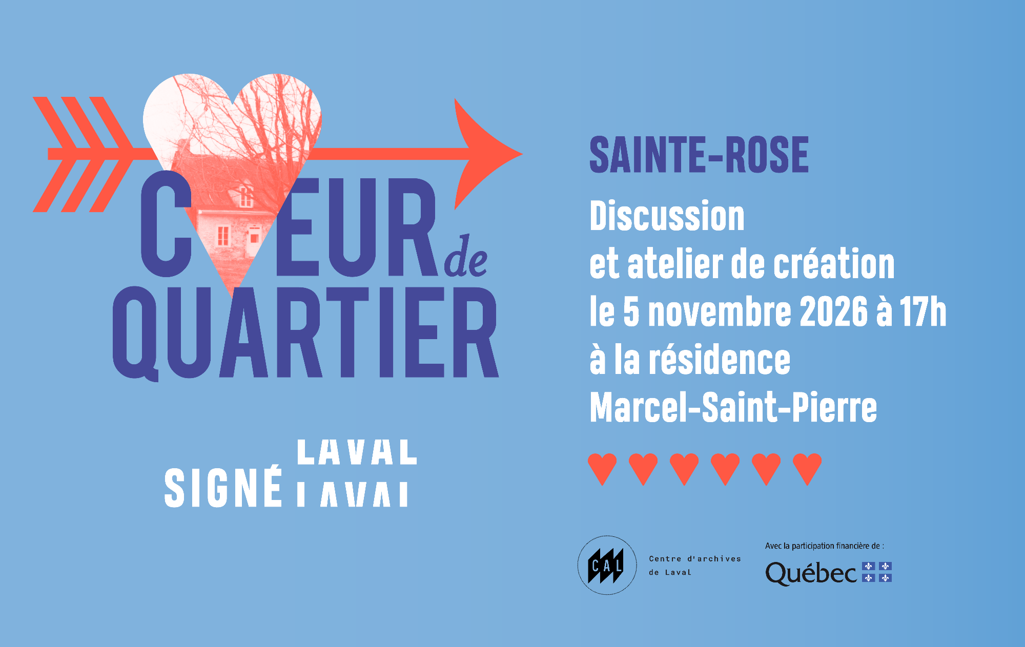 Discussion et atelier créatif - Sainte-Rose : les traces de nos passages